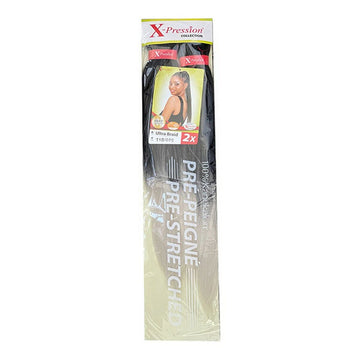 Hair extensions Pre-Peigne X-Pression Nº T1B/60S (1X2)