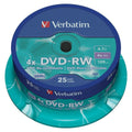 DVD-RW Verbatim25 Units Multicolour 4,7 GB 4x