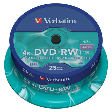 DVD-RW Verbatim25 Units Multicolour 4,7 GB 4x