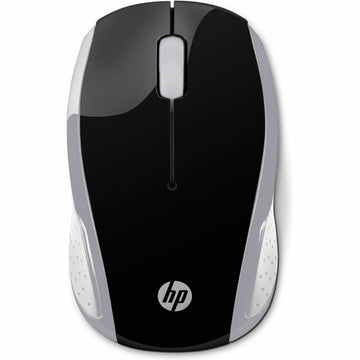 Mouse HP 200 Black Silver 1000 dpi