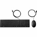 Keyboard and Mouse HP 9SR36AA#ABE Black QWERTY