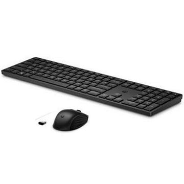 Keyboard and Wireless Mouse HP 4R009AA Spanish Qwerty Black