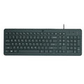 Keyboard HP Teclado con cable HP 150 Black Spanish Qwerty