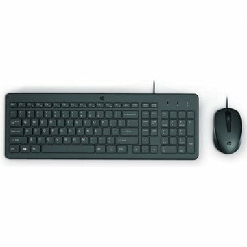 Keyboard and Mouse HP 240J7AA Black
