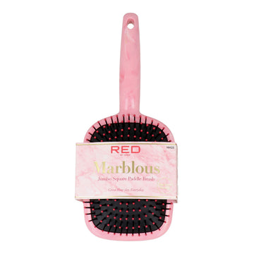 Detangling Hairbrush Red Kiss Kiss Marblous Pink