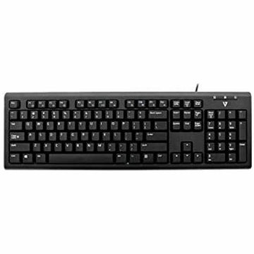 Keyboard V7 KU200GS-DE Black German QWERTZ