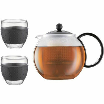 Tea Set Bodum CHAMBORD Black 1 L
