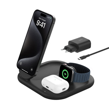 Cordless Charger Belkin WIZ029VFBK Black