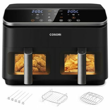 Air Fryer Cosori Dual Basket 8.5 Chef Edition Black 8,5 L