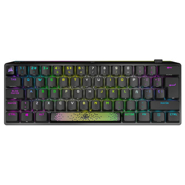 Gaming Keyboard Corsair K70 Pro Mini Spanish Qwerty Black