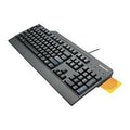 Keyboard with Reader Smartcard Lenovo 4X30E51034 Spanish Qwerty Black