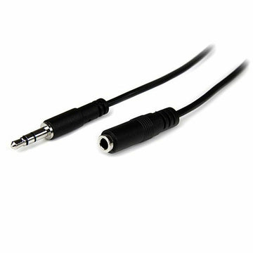 Jack Extension Cable (3.5 mm) Startech MU1MMFS Black 1 m