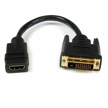 HDMI to DVI Cable Startech HDDVIFM8IN 20 cm