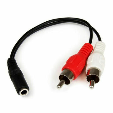 Audio Jack (3.5mm) to 2 RCA Cable Startech MUFMRCA 15 cm