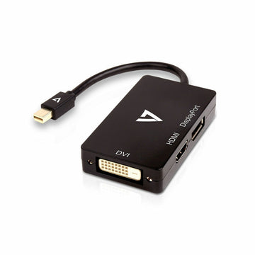 Mini DisplayPort to VGA/DVI/HDMI adapter V7 V7MDP-DPDVIHDMI-1E  Black