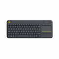 Keyboard Logitech K400 Plus Tv Black Spanish Qwerty QWERTY