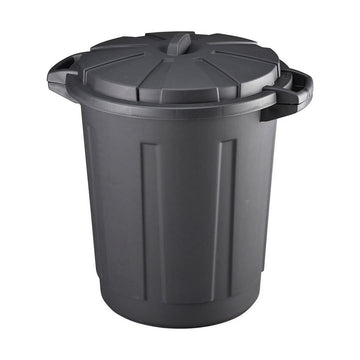 Waste bin Mondex Black Multicolour polypropylene 80 L