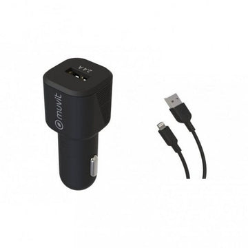 Car Charger Muvit 1,2 m Black