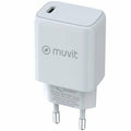 Wall Charger Muvit MCACC0012 20 W White Black