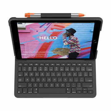 Bluetooth Keyboard with Support for Tablet Logitech 920-009478 iPad 7