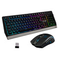 Keyboard and Wireless Mouse The G-Lab WIRELESS GAMING Black Spanish Qwerty