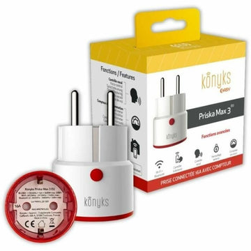 Plug with consumption meter Konyks Priska - Max 3 EU Bluetooth Wi-Fi 16 A