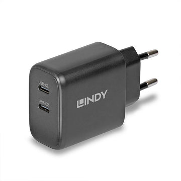 Wall Charger LINDY 73438 Black 65 W