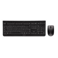 Keyboard and Wireless Mouse Cherry JD-0710ES-2 Black Spanish Qwerty