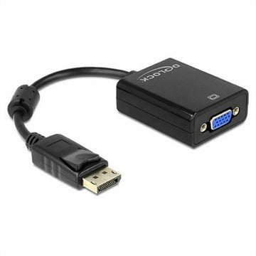 DisplayPort zu VGA Adapter DELOCK 61848 Schwarz