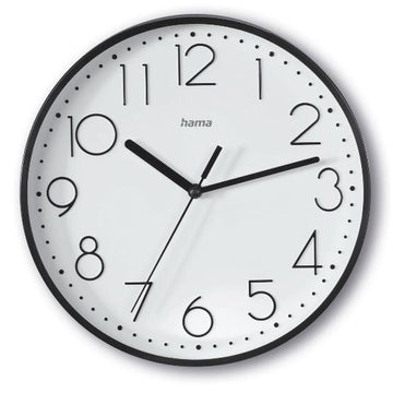 Wall Clock Hama 00185866 Black