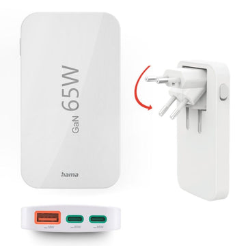 Wall Charger Hama 00201976 White 65 W