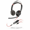 Headphones with Microphone Poly 207576-201 Black Red