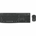 Keyboard and Wireless Mouse Logitech MK295 Graphite French AZERTY QWERTY