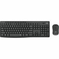 Keyboard and Wireless Mouse Logitech MK295 Black White Grey Portuguese