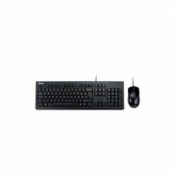 Keyboard and Mouse Asus U2000 Black