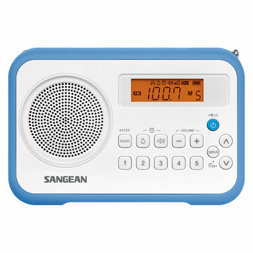 Radio Sangean PRD18W Blue Amber Blue/White