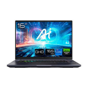 Laptop Gigabyte AORUS 16X 9SG-43ESC64SD 16" intel core i7-13650hx 32 GB RAM 1 TB SSD Nvidia Geforce RTX 4070 Spanish Qwerty