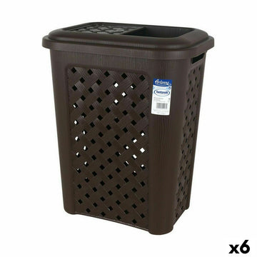 Rubbish bin Tontarelli Arianna 30 L Wengue (6 Units)