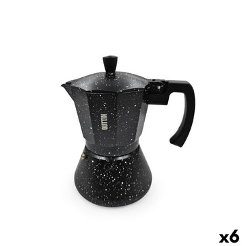Italian Coffee Pot Quttin Aluminium 0,6 L (6 Units)
