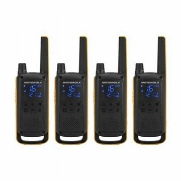 Walkie-Talkie Motorola 188082 (4 Pcs) Black Yellow