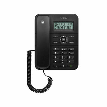 Landline Telephone Motorola Black