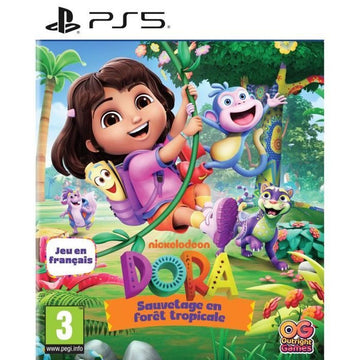 PlayStation 5 Video Game Outright Games Dora : Sauvetage en forêt tropicale