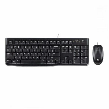 Keyboard and Mouse Logitech SFP-10G-LRM= Black Azerty French French
