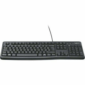 Keyboard Logitech Black Spanish Qwerty