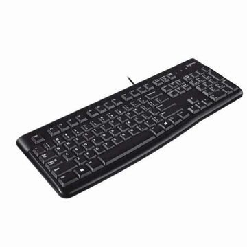 Keyboard Logitech K120 USB Spanish Qwerty Black Spanish