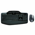 Keyboard and Wireless Mouse Logitech MK710 Black QWERTY