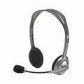 Headphones with Microphone Logitech 981-000271 2 x Jack 1,4 m Black Grey