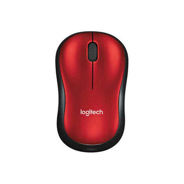 Mouse Logitech M185 Red Black/Red