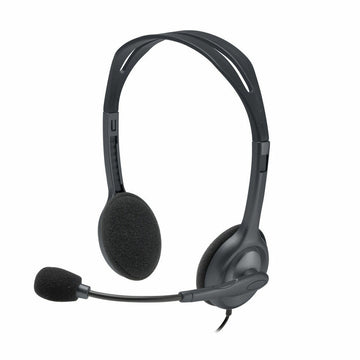 Headphones with Headband Logitech 981-000593 Black