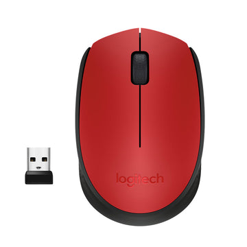 Wireless Mouse Logitech 910-004641 1000 dpi Red Black/Red